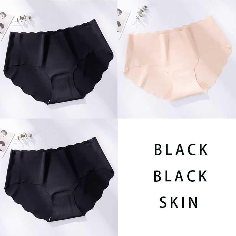 Seamless Underwear Silk Color Panties - Sabreeonline