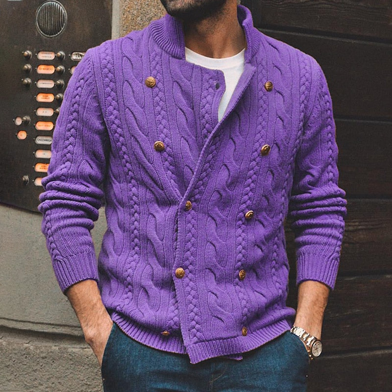 Double Turtleneck Breasted Sweater - Sabreeonline