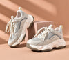 Lace-Up Thick Sole Ladies Breathable Shoe - Sabreeonline