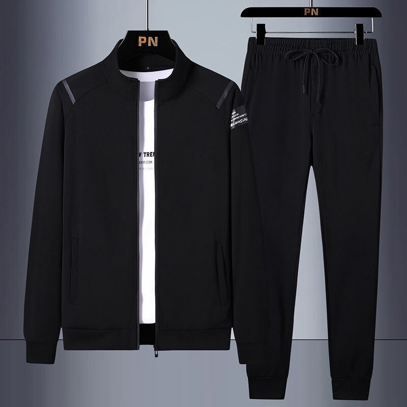 Sportswear  Brand Zipper Male Sweatshirt Suit Plus Size - Sabreeonline