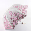 Flower Double Laye Coating Anti UV Umbrella - Sabreeonline