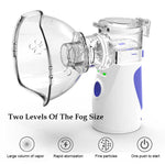 Health Care Mini Handheld portable Inhale Nebulizer silent Ultrasonic inalador nebulizador Children Adult Rechargeable Automizer - Sabreeonline