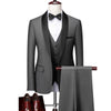 Waistcoat Set Fashion Slim Fit Suits - Sabreeonline