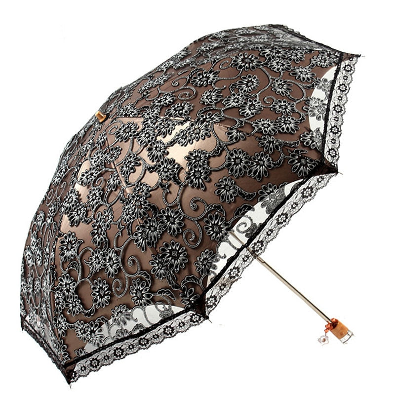 Double Layer Flower Lace Umbrella - Sabreeonline
