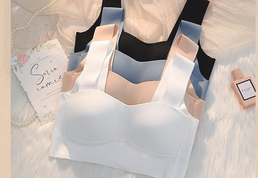 Push Up Ice Silk Ring Sexy Lingerie Suit - Sabreeonline