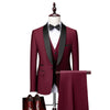 Waistcoat Set Fashion Slim Fit Suits - Sabreeonline