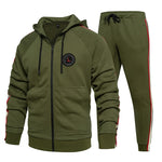 Casual Set Streetwear Hooded Jackets and Pants - Sabreeonline