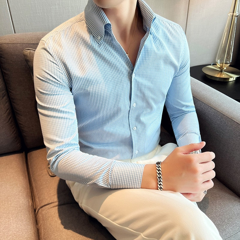 Long Sleeve Business Shirts - Sabreeonline