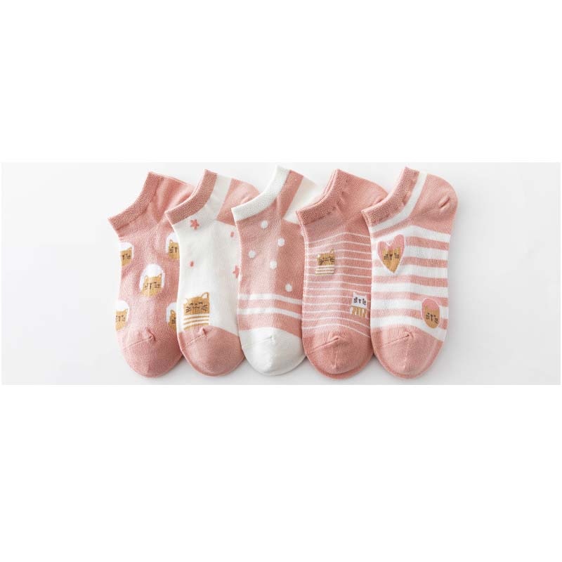 Cat Low Cut Short Socks - Sabreeonline