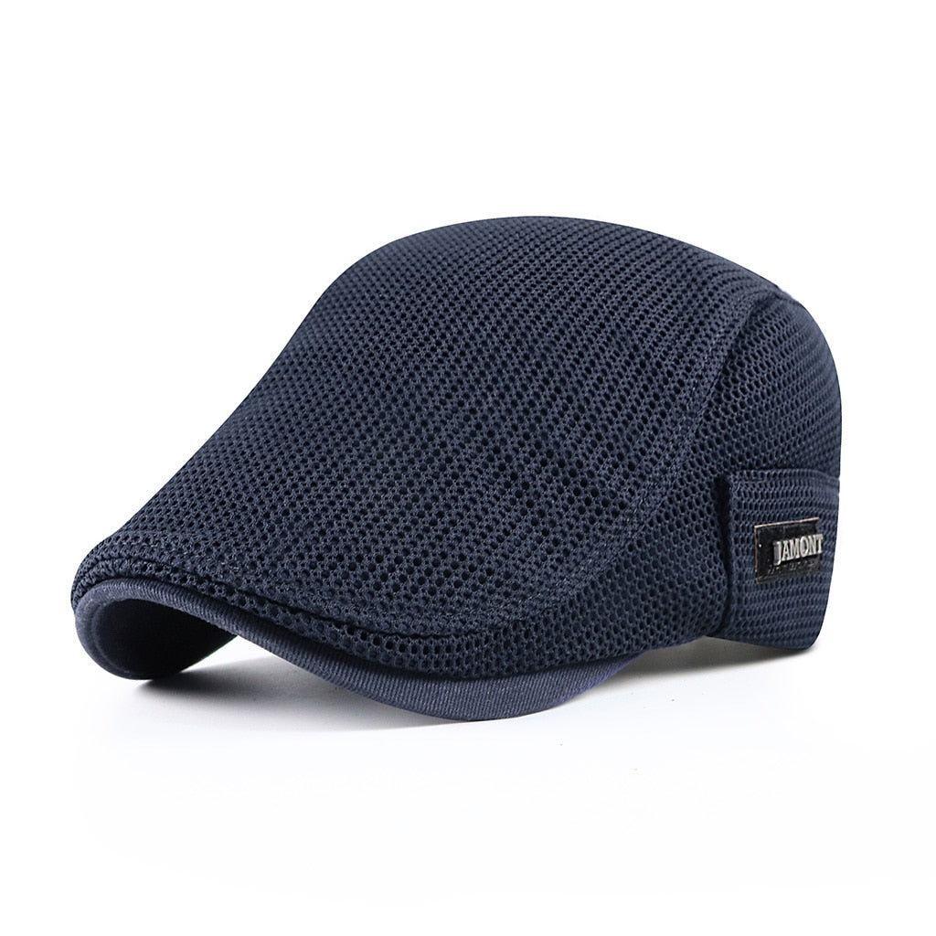 Breathable Mesh Newsboy Caps - Sabreeonline