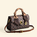 Embossing High-Grade Messenger Girl Purses With Scarf - Sabreeonline