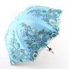 Flower Double Laye Coating Anti UV Umbrella - Sabreeonline