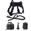 Tactical Dog Harnesses Pet Training Vest Dog Harness And Leash Set For Small Medium Big Dogs Walking Hunting Free Shipping Items - Sabreeonline