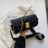 Small Barrel Shaped Leather Handbag - Sabreeonline