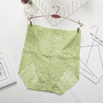 Women Panties Female Plus Size High Waist Hollow Out Lace Sexy Underwear Lingerie Briefs Underpants Butt Lift - Sabreeonline