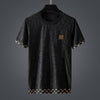 High end European alphabet embroidery T-shirt - Sabreeonline