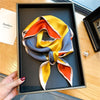 Luxury Brand Small Silk Scarf Women Headband Narrow Skinny Scarves Neck Belt Hair Bands Ribbons Scrunchies Female Accessories - Sabreeonline