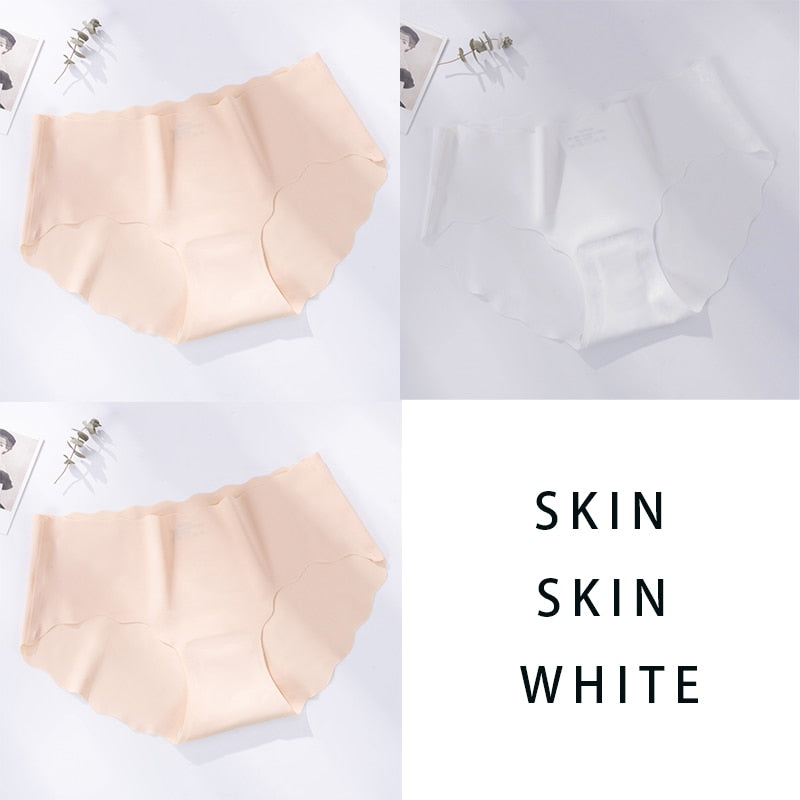 Seamless Underwear Silk Color Panties - Sabreeonline