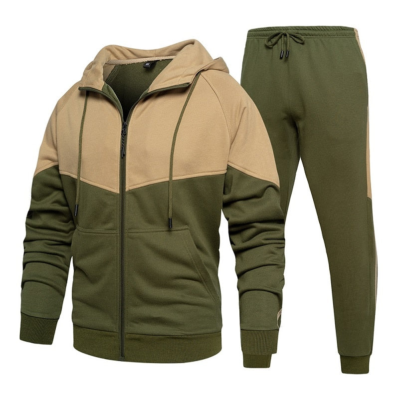 Casual Fleece Hoodie Sets - Sabreeonline