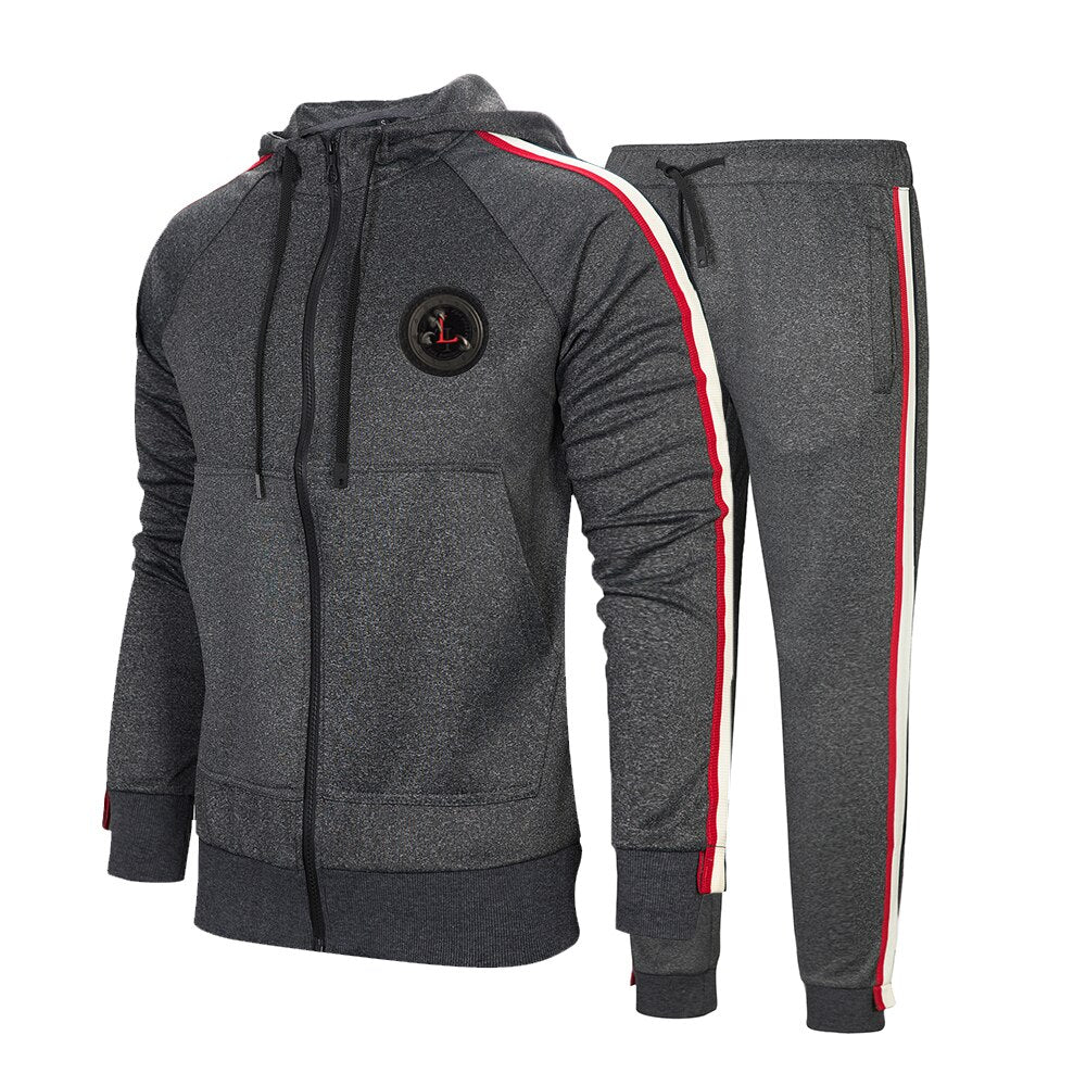 Casual Set Streetwear Hooded Jackets and Pants - Sabreeonline