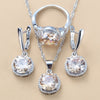 Sweet Princess Round Zircon 3 Piece Set - Sabreeonline