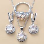 Sweet Princess Round Zircon 3 Piece Set - Sabreeonline