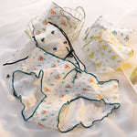 Floral Comfort Briefs Mid Waist Seamless Underpants - Sabreeonline