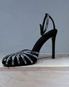Crystal Buckle Shoes High Heels - Sabreeonline