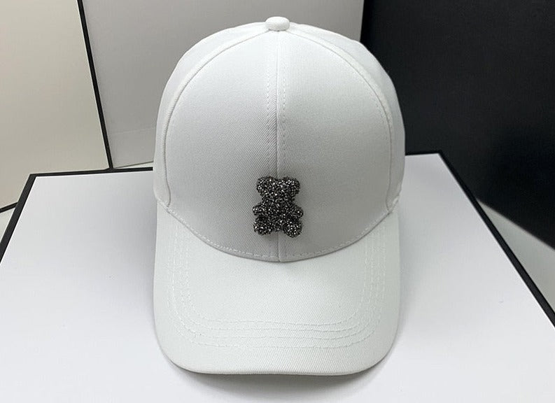 Bear Rhinestone Caps Outdoor - Sabreeonline