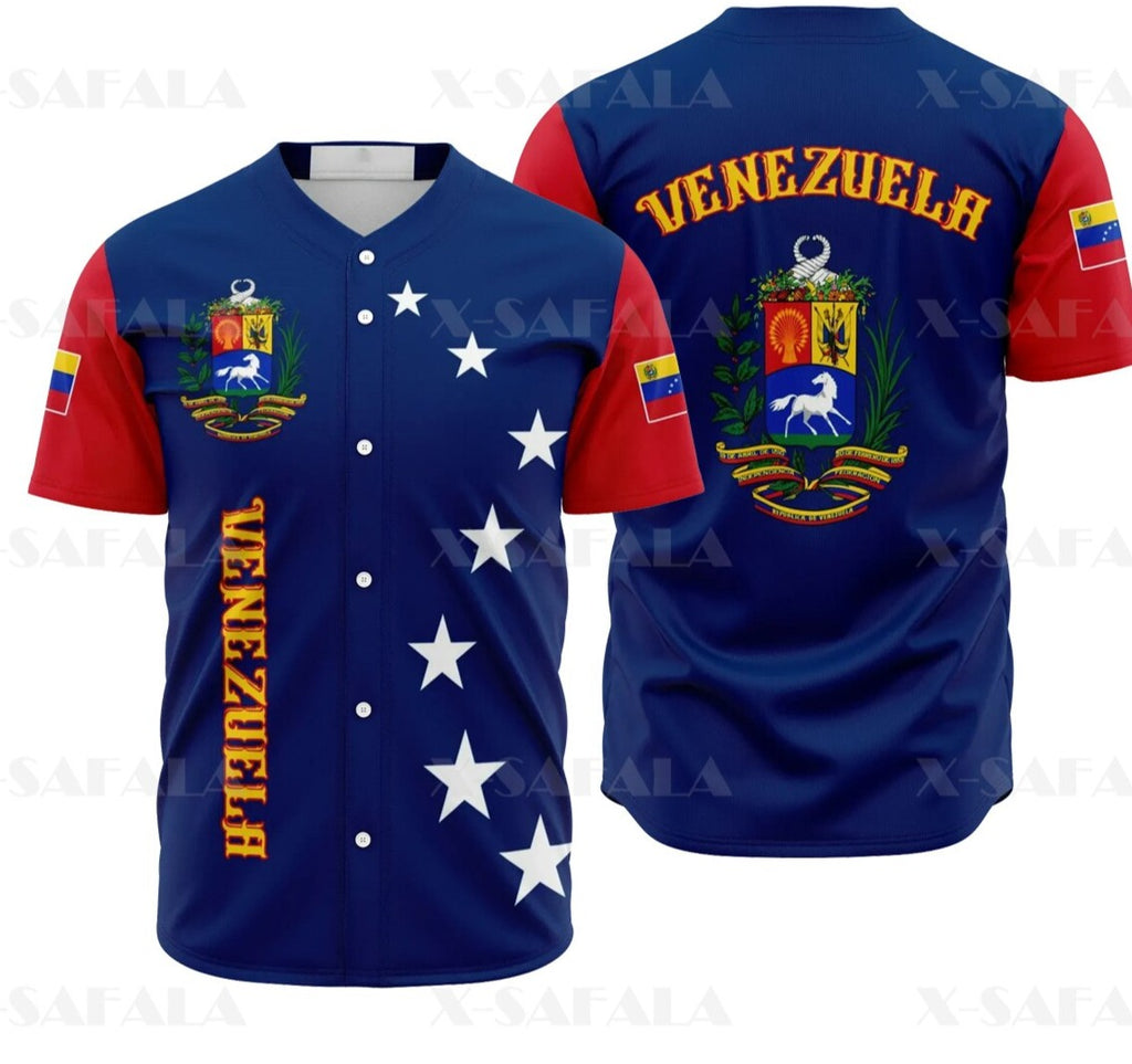 3D Printed Baseball Jersey Shirt Men's - Sabreeonline