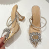 Classics Pointed Toe Sexy Spike Heel Ankle Slip-On - Sabreeonline