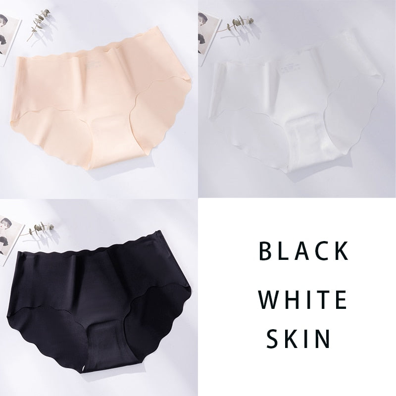Seamless Underwear Silk Color Panties - Sabreeonline