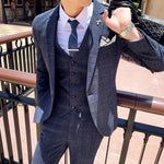 Business Male Tuxedo 3 Pieces Set - Sabreeonline