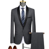 Waistcoat Set Fashion Slim Fit Suits - Sabreeonline