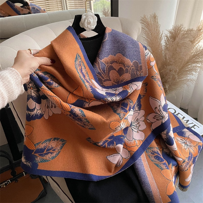 Luxury Winter Cashmere Fashion Warm Shawls - Sabreeonline
