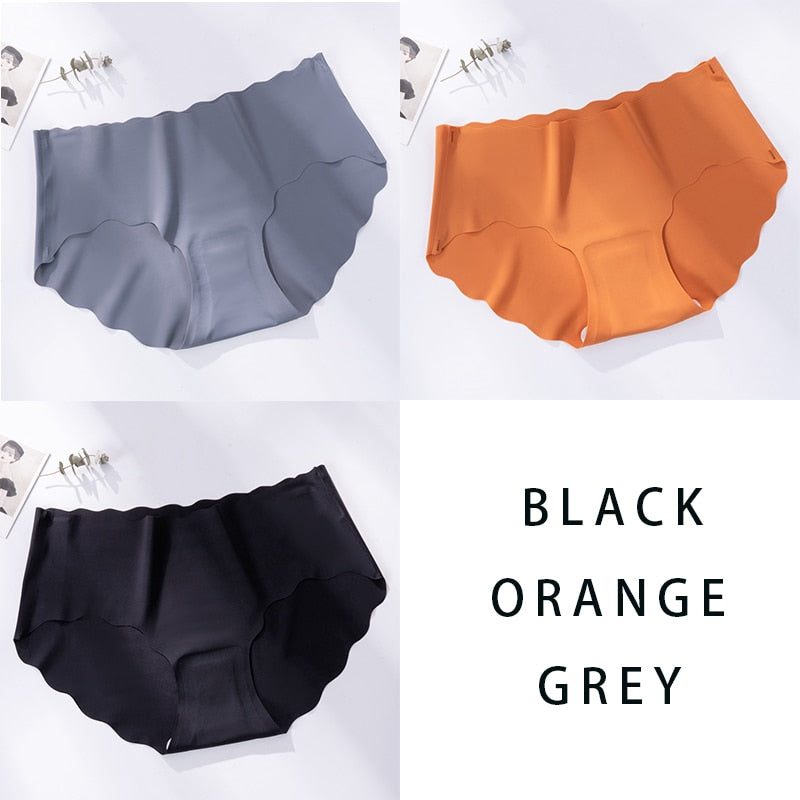 Seamless Underwear Silk Color Panties - Sabreeonline