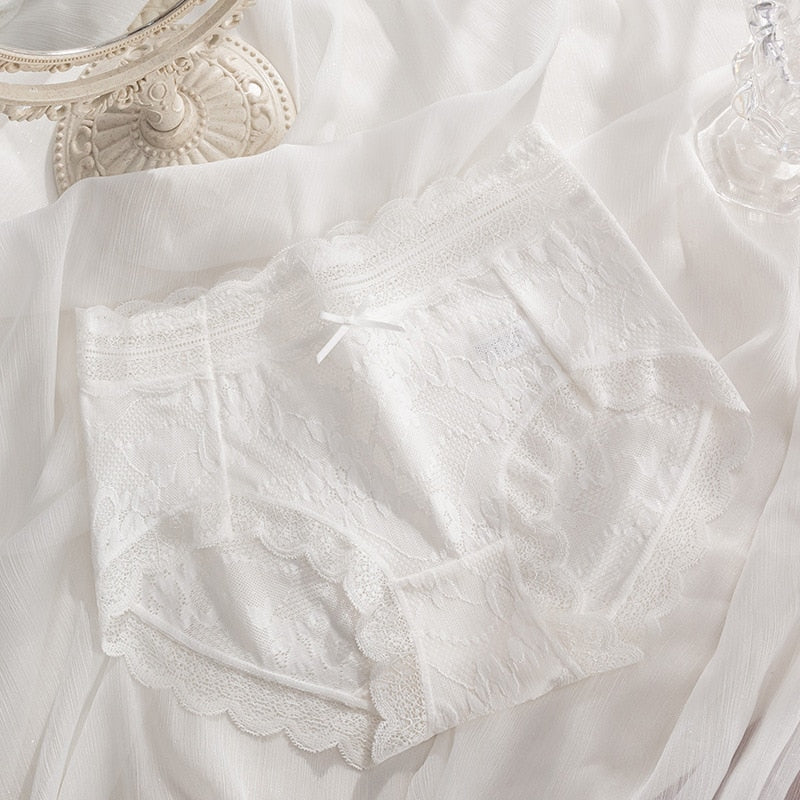 Sexy Lace Traceless Thin Shorts Mid Waist - Sabreeonline