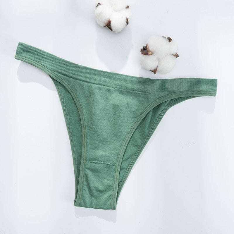 Sexy Thongs Panties Women G-String Female Underpants Seamless Comfortable Underwear Female High-Rise Thong Lingerie M-2XL - Sabreeonline