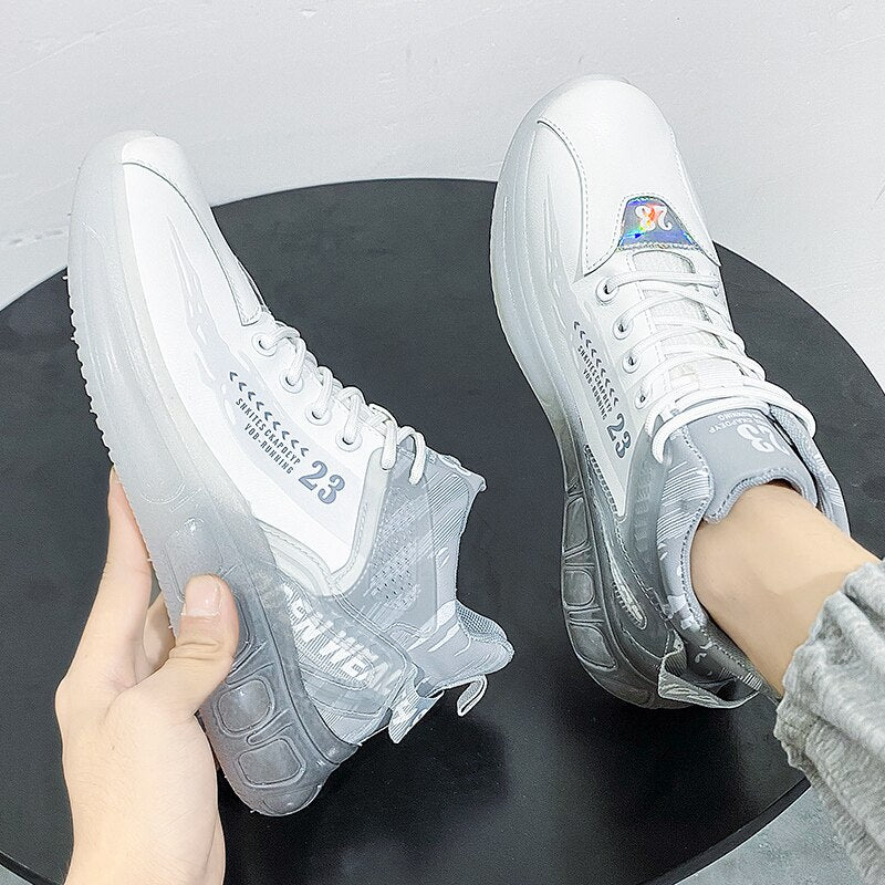 Fujeak New Fashion Casual Shoes for Mens Lightweight Sneakers Non-slip Breathable Mesh Shoes Men Classic Ankle Shoes Big Size - Sabreeonline