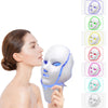 Led Facial Light Mask with Neck Tighten Anti Acne Wrinkle - Sabreeonline