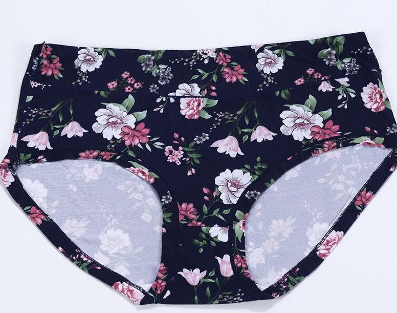 Mid Waist Panties High Elasticity Underwear - Sabreeonline