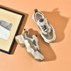Lace-Up Thick Sole Ladies Breathable Shoe - Sabreeonline