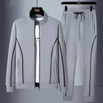 Sportswear  Brand Zipper Male Sweatshirt Suit Plus Size - Sabreeonline