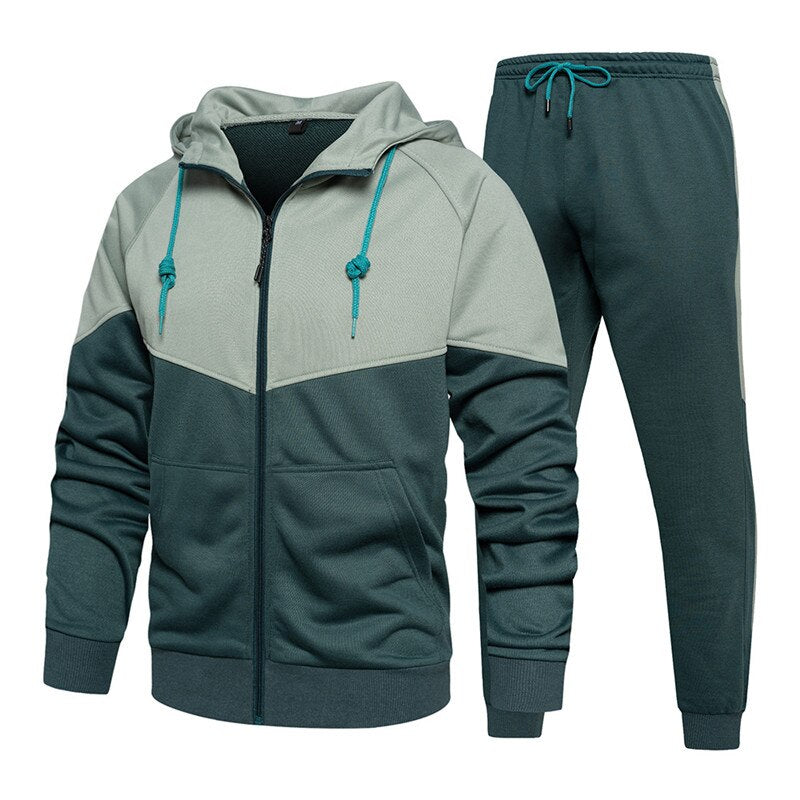 Casual Fleece Hoodie Sets - Sabreeonline