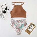 High Waist Bikinis 2023 Mujer Swimwear Women Swimsuit Crop Top Bikini Set Swimming For Bathing Suit Woman Maillot De Bain Femme