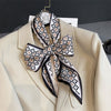 Elegant Print Satin Silk Skinny Scarf - Sabreeonline