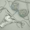 Rhinestone Bikini Set