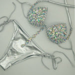 Rhinestone Bikini Set