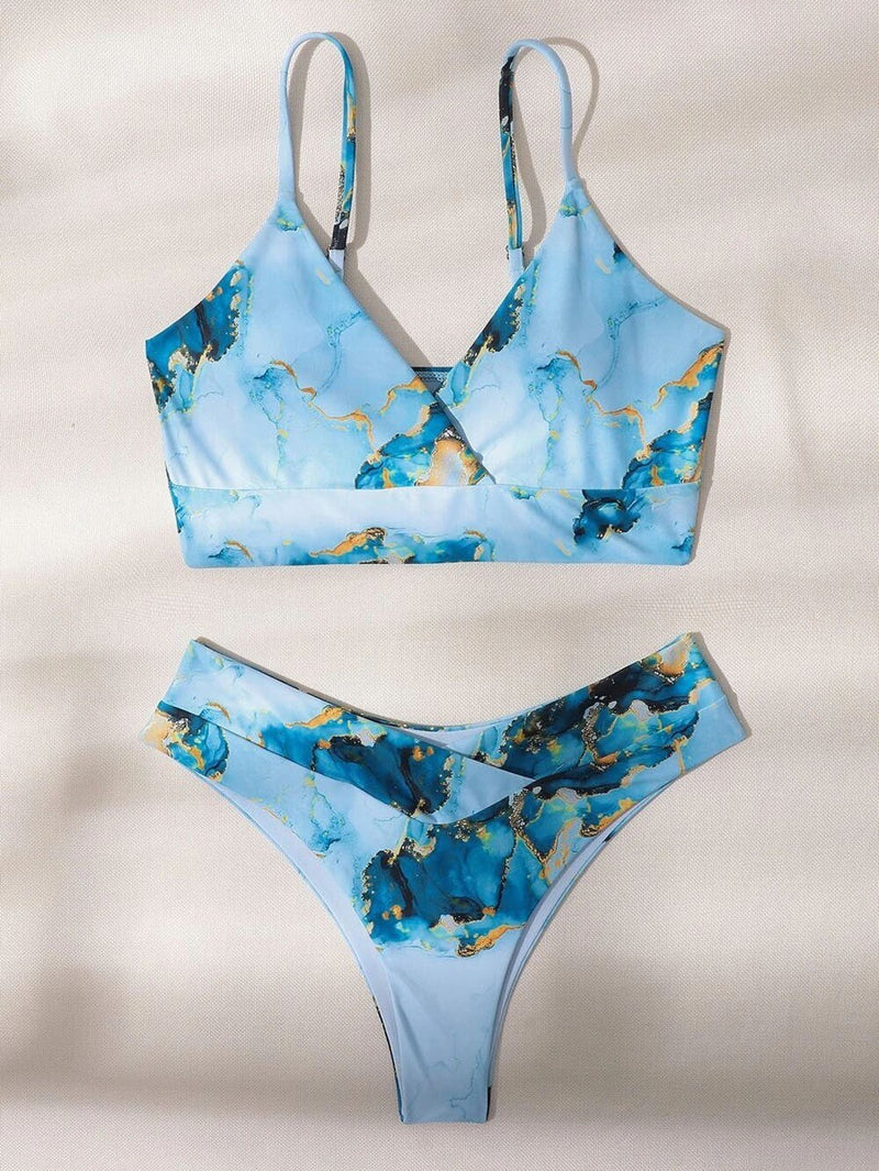 Bikinis Sexy Marble Swimsuit