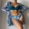 Floral Print Bikinis Set - Sabreeonline